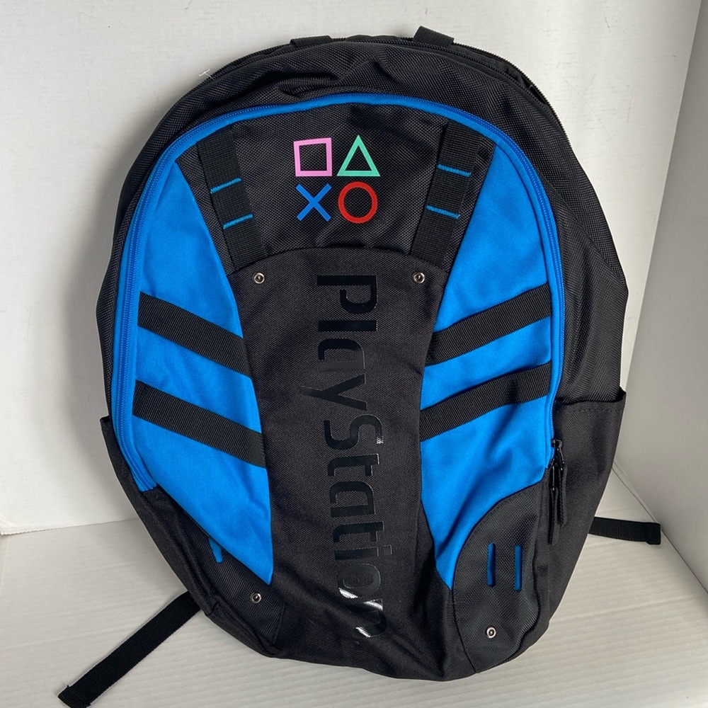 Rare Sony PlayStation PS5 PS4 Gamer Backpack Bioworld Bookbag